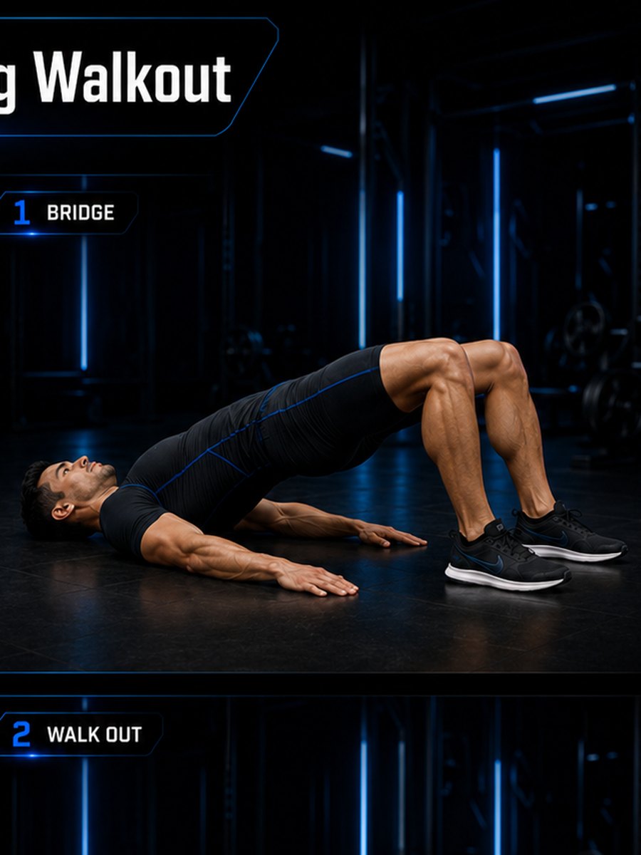 Hamstring Walkout